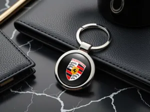 Porsche Portachiavi Fob Lega Universale Struttura Robusta